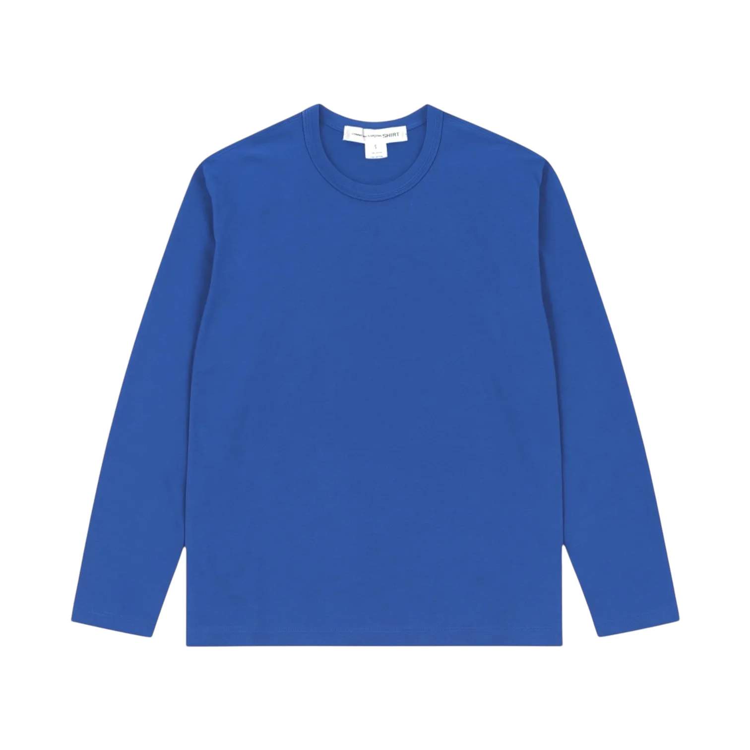 Comme Des Garçons Shirt - Wide Fit Long Sleeve T-Shirt Blue