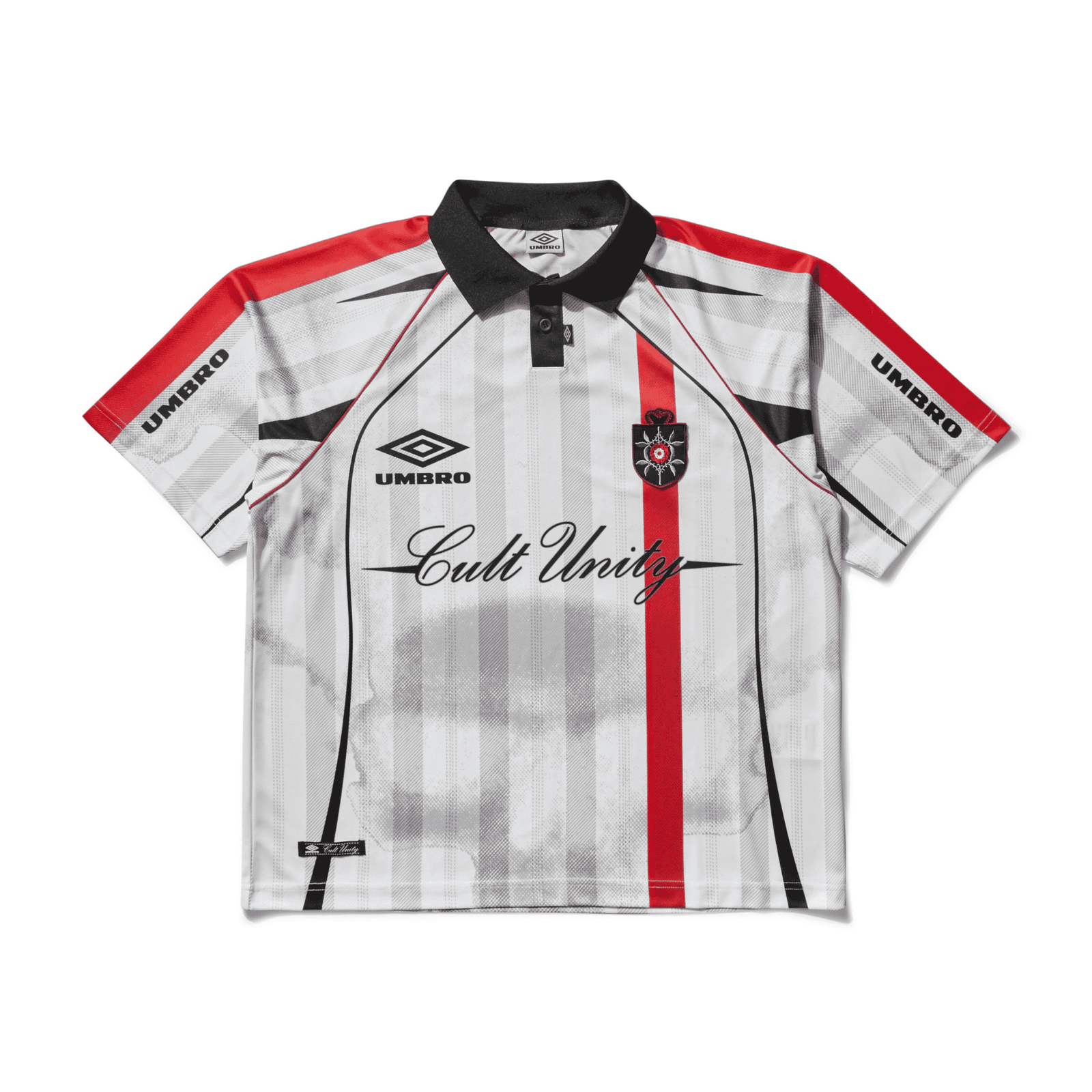 Slam Jam X Umbro - 01 03 Polo White / Red