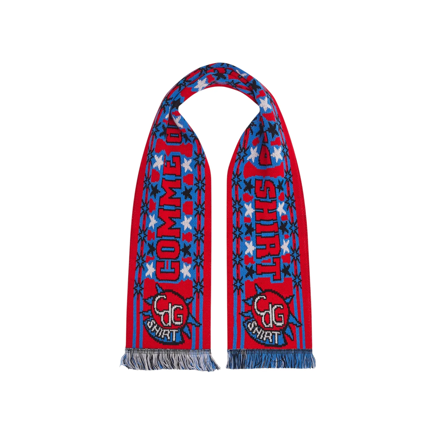 Comme Des Garçons Shirt - Football Scarf Red/Blue