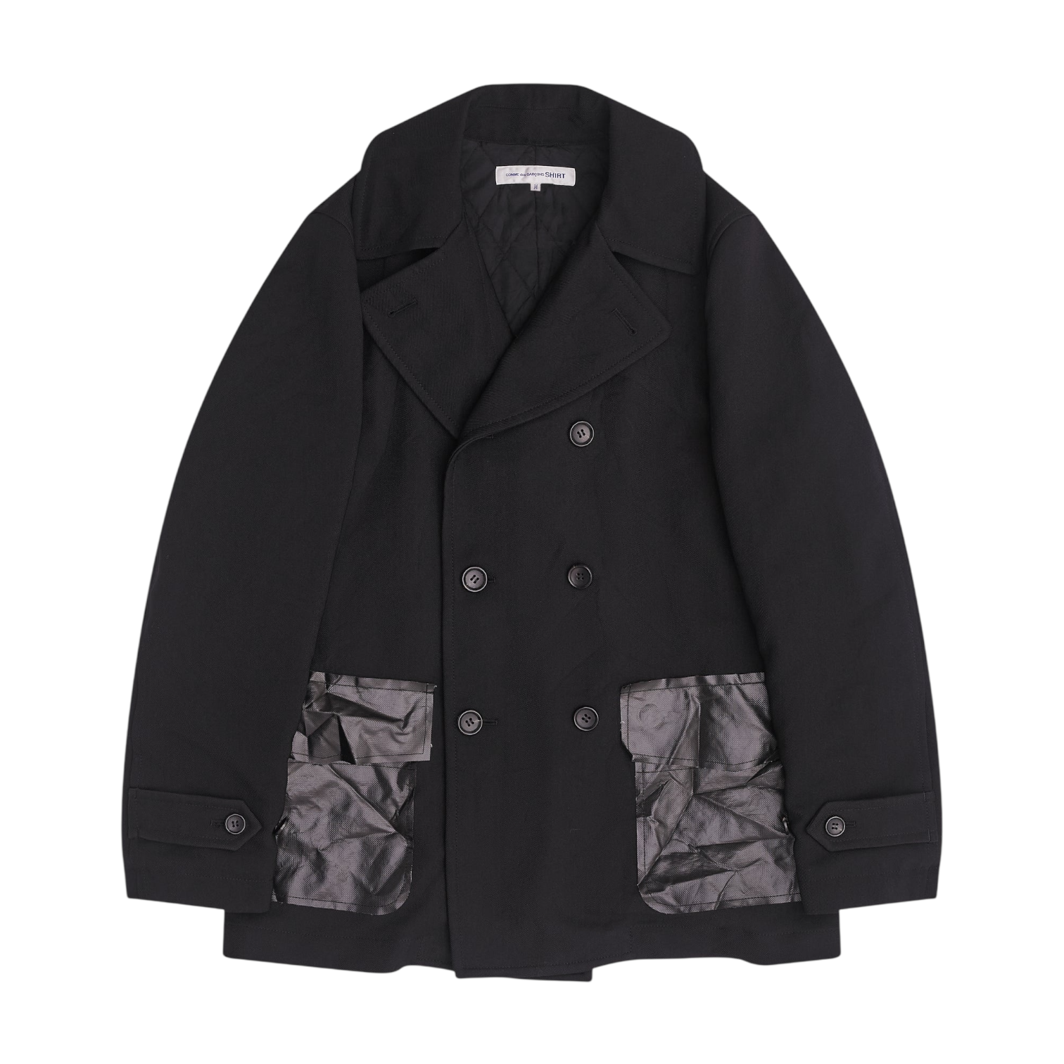 Comme Des Garçons Shirt - Double Breasted Coat Black