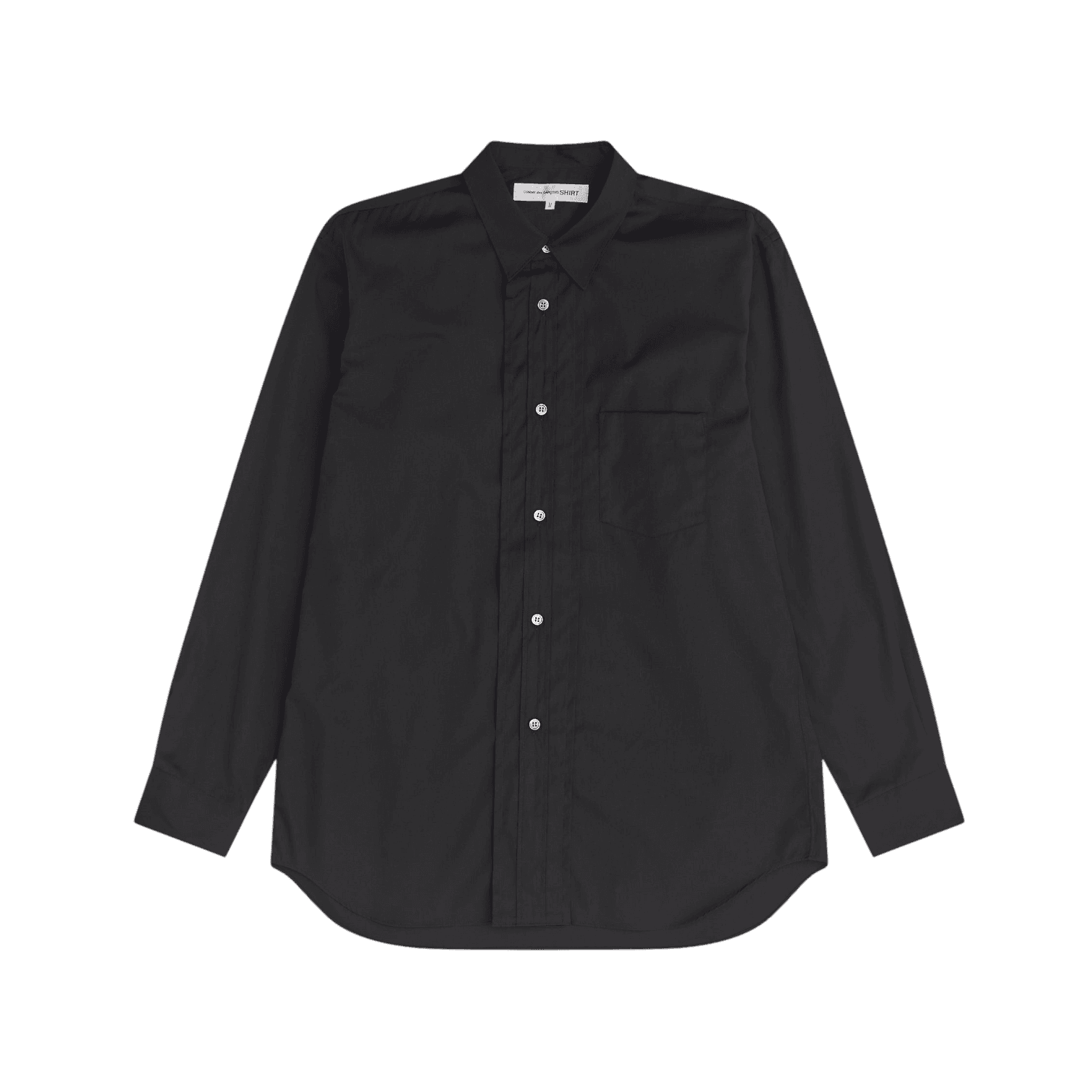 Comme Des Garçons Shirt - Triple Placket Shirt Black