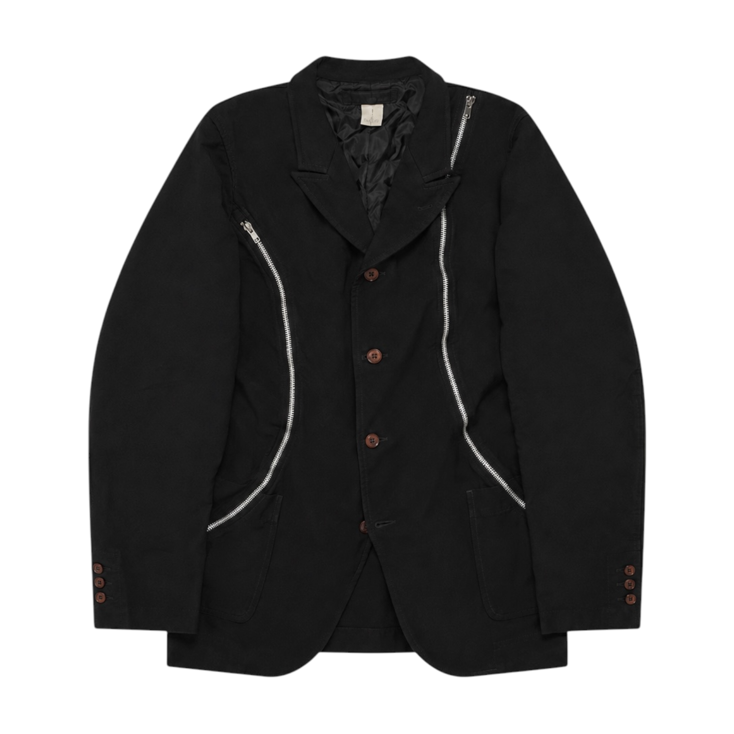 Comme Des Garçons Shirt - Dual Zip Blazer Black