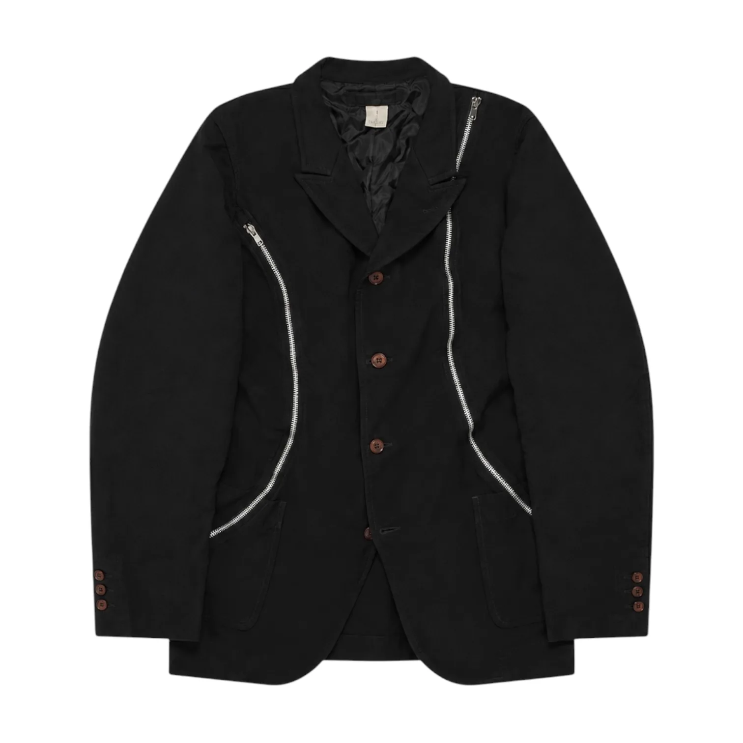 Comme Des Garçons Shirt - Dual Zip Blazer Black