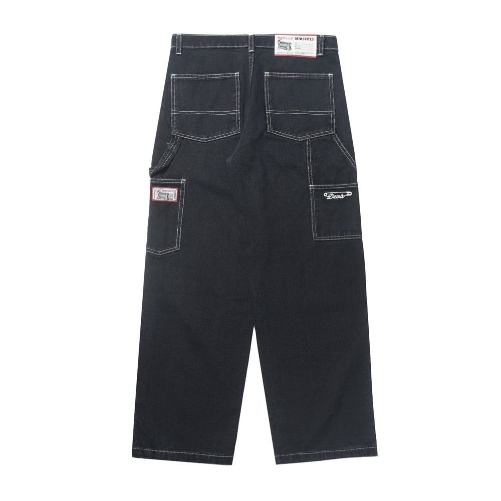 Devá States - Pins Carpenter Pants Black