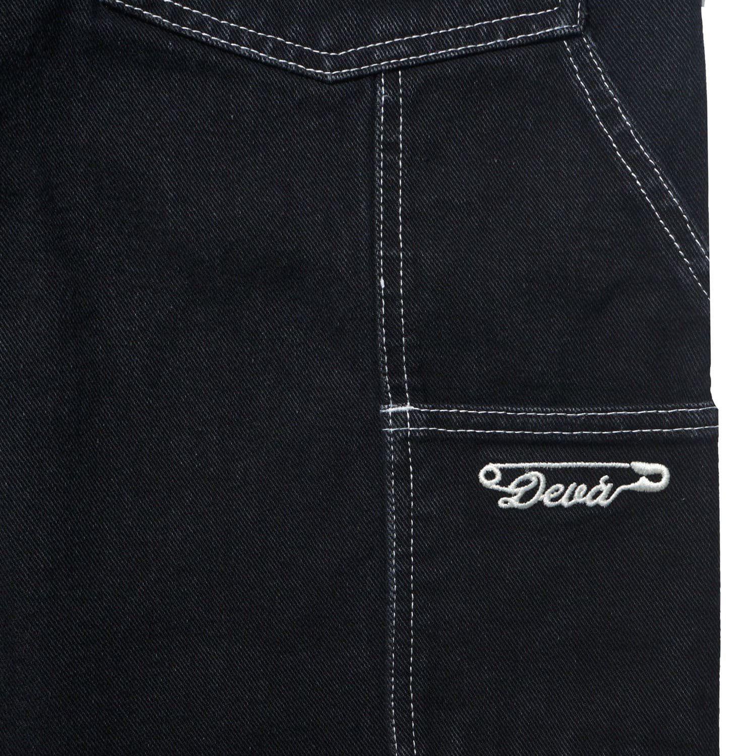 Devá States - Pins Carpenter Pants Black