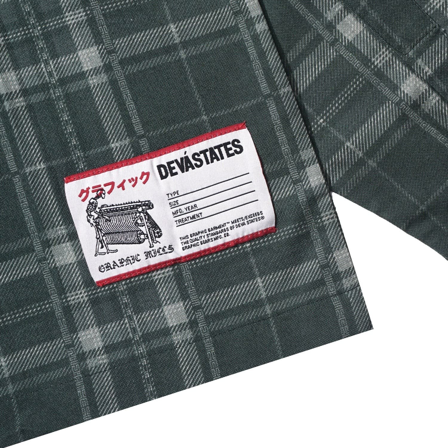 Devá States - Relic Plaid Shirt Green