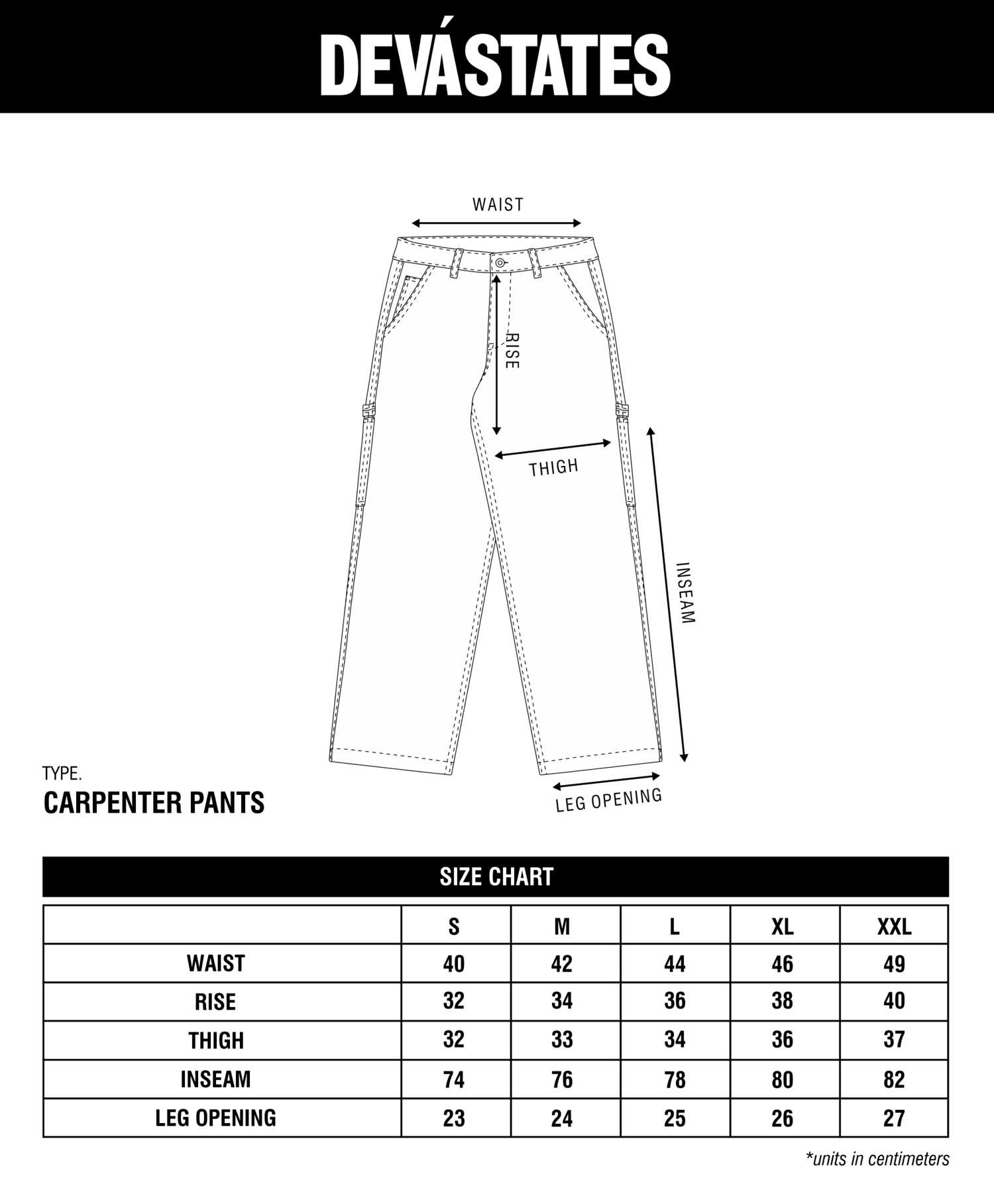 Pins Carpenter Pants Black - Image 5