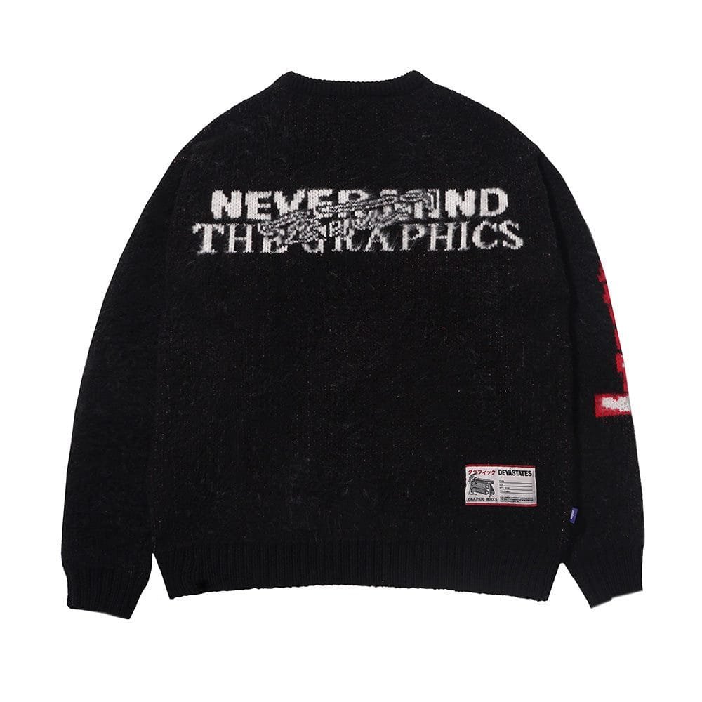 Devá States - Lydon Brushed Knitted Sweater Black