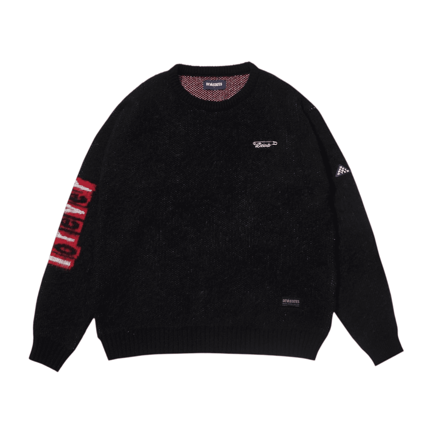 Devá States - Lydon Brushed Knitted Sweater Black