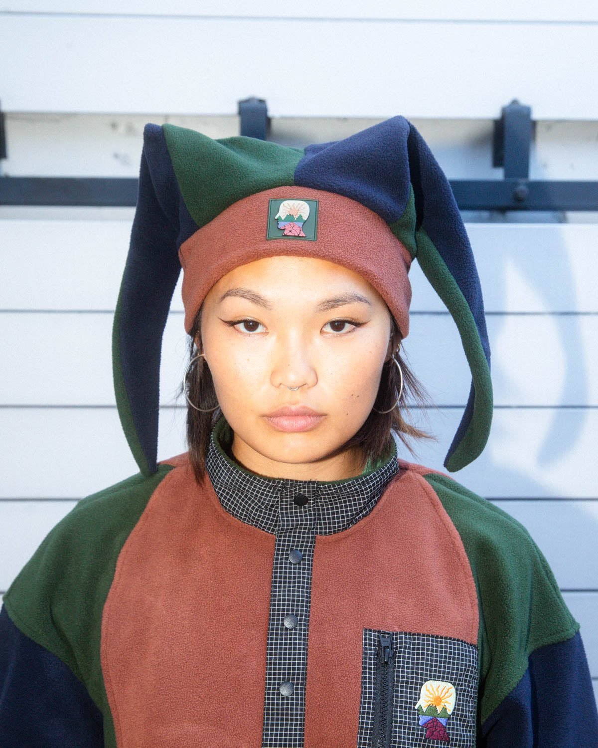 Brain Dead - Polar Fleece Jester Beanie - Multi cappello cappellino pile