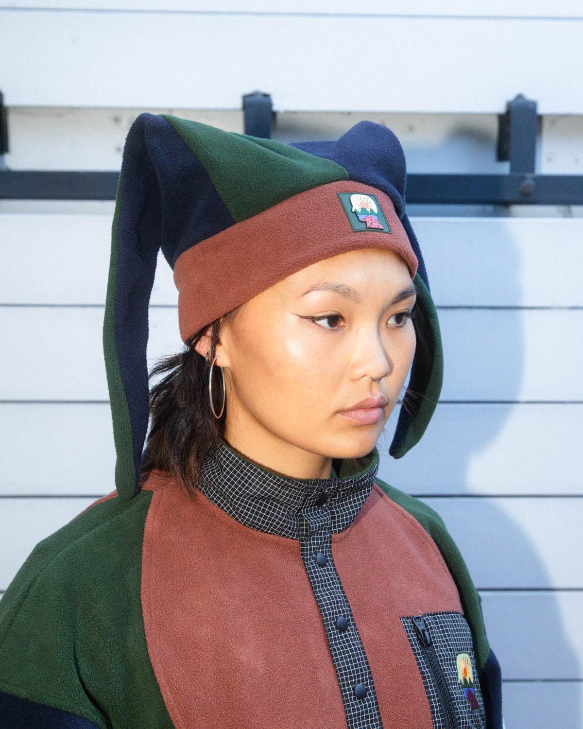 Brain Dead - Polar Fleece Jester Beanie - Multi cappello cappellino pile