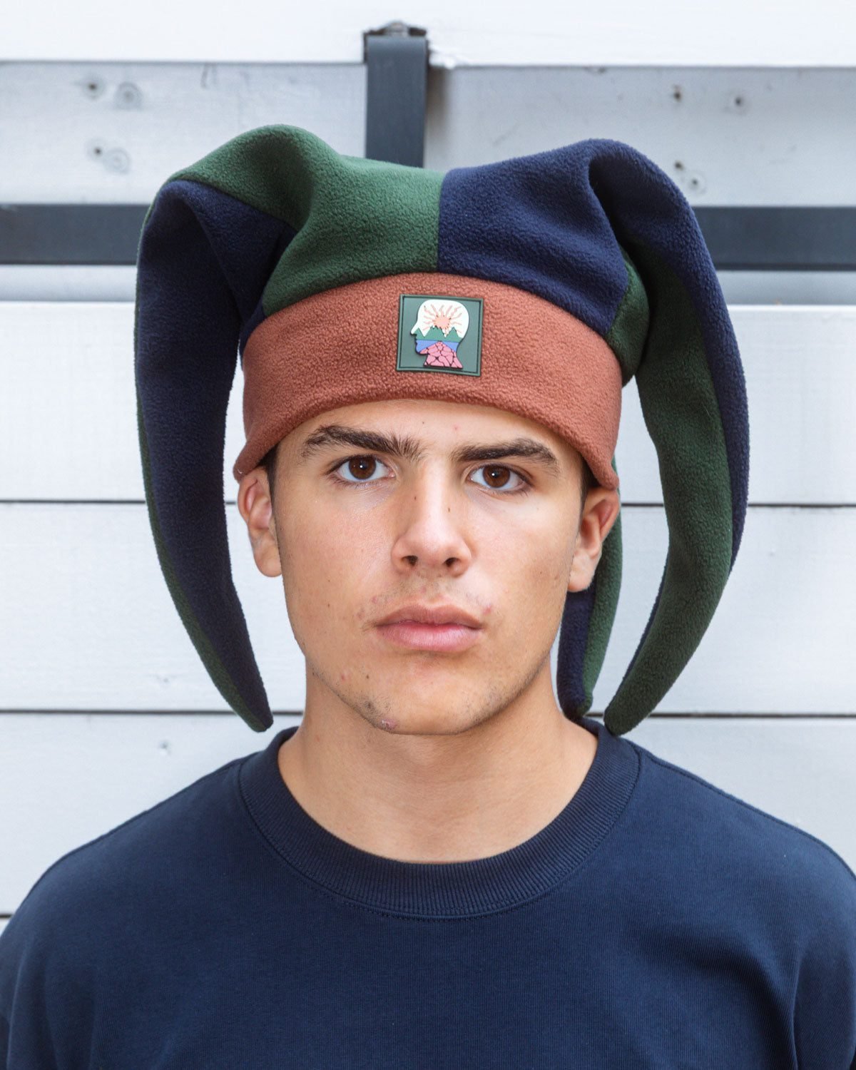 Brain Dead - Polar Fleece Jester Beanie - Multi cappello cappellino pile