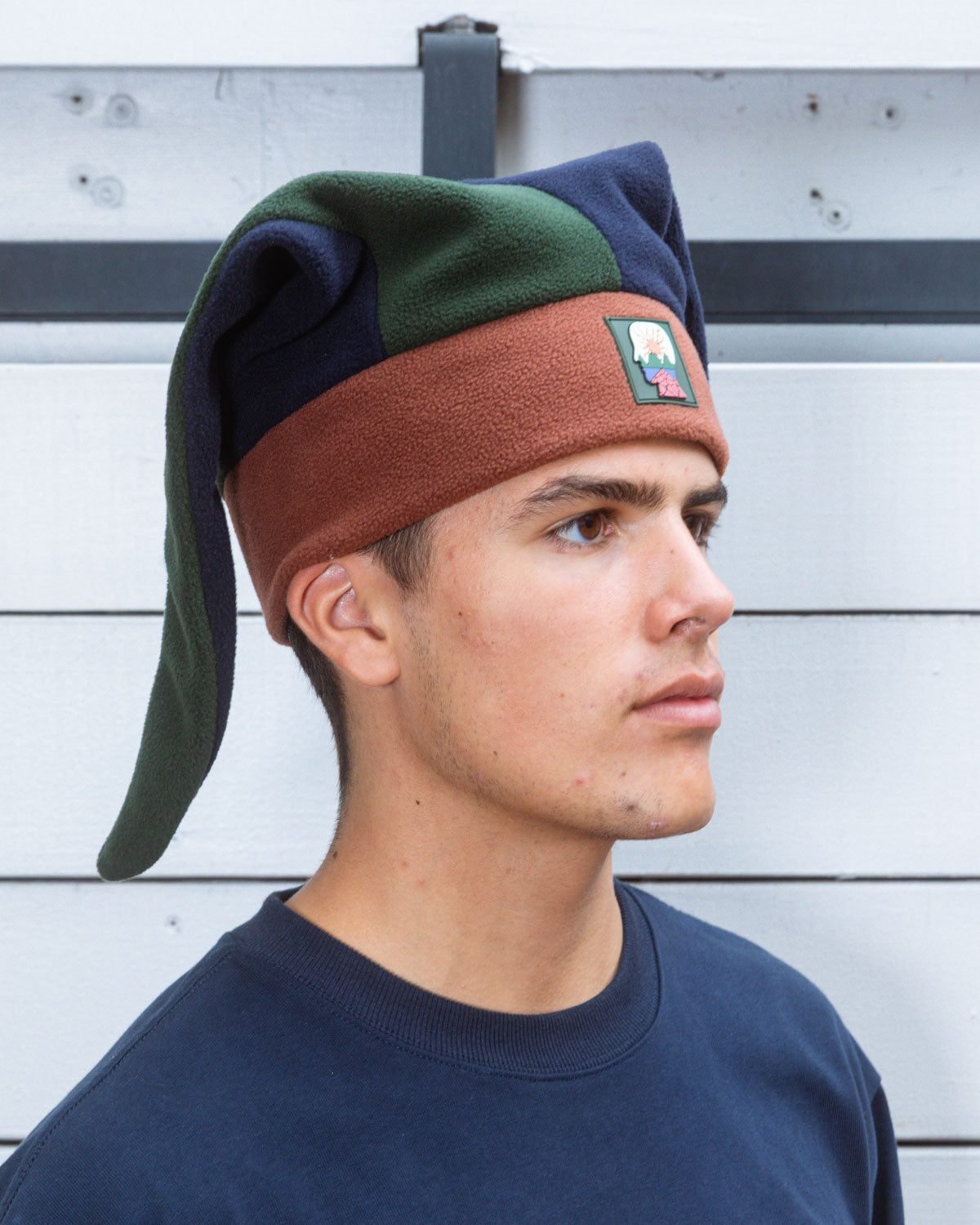 Brain Dead - Polar Fleece Jester Beanie - Multi cappello cappellino pile