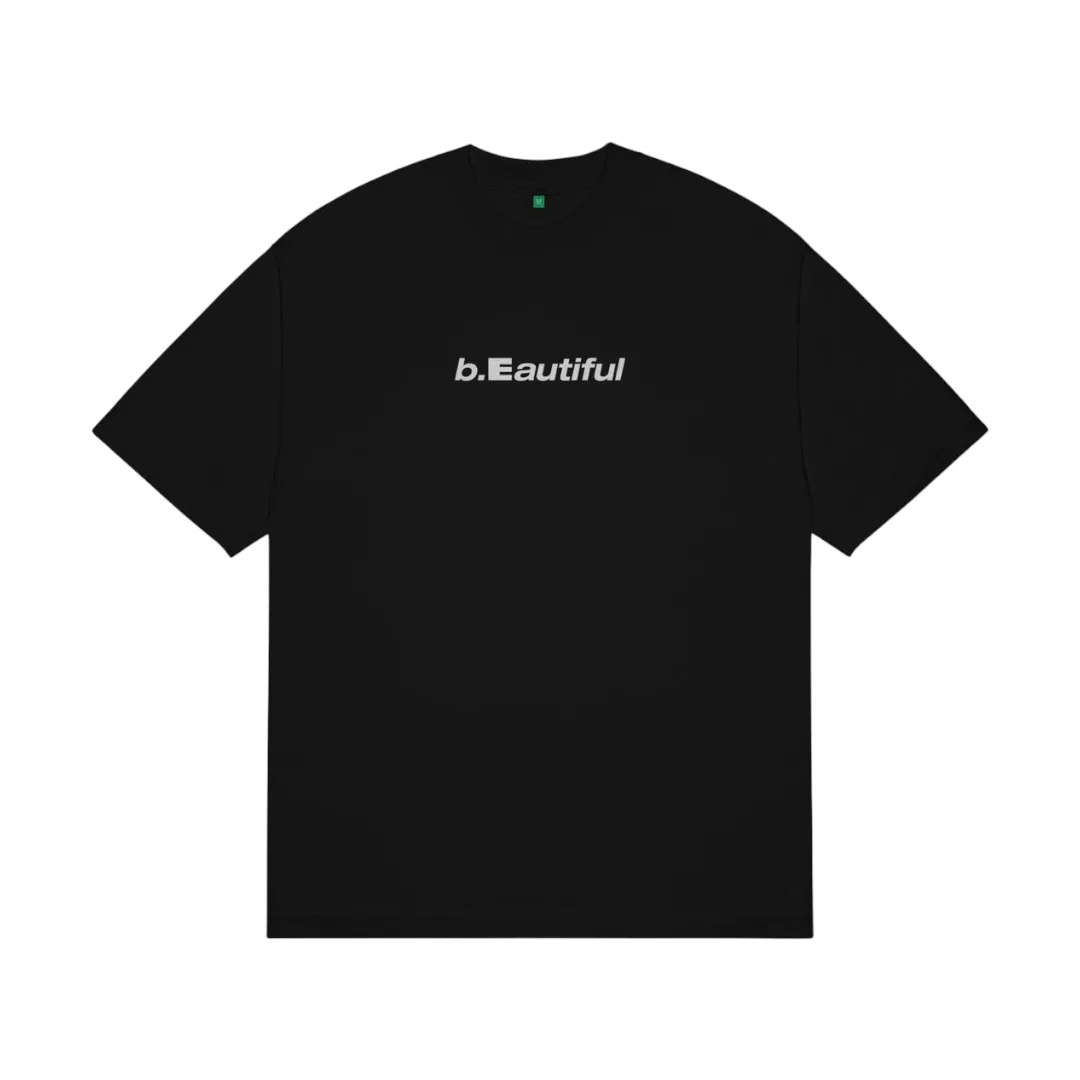 b.Eautiful - Logo T-Shirt (black white) japan brand dover street