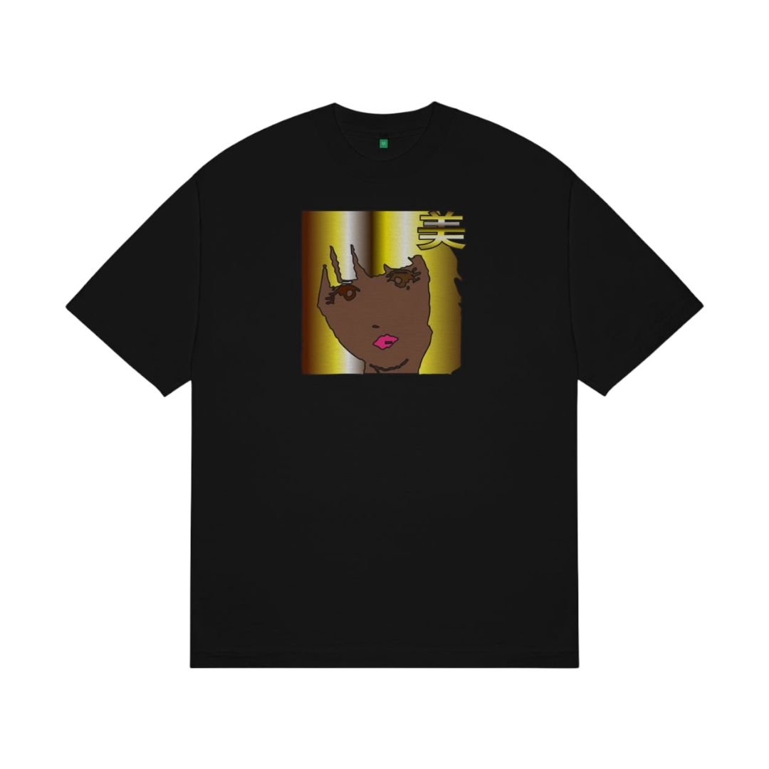 b.Eautiful x Sara Yukiko - b.e Girl T-Shirt (black) japan brand dover street market