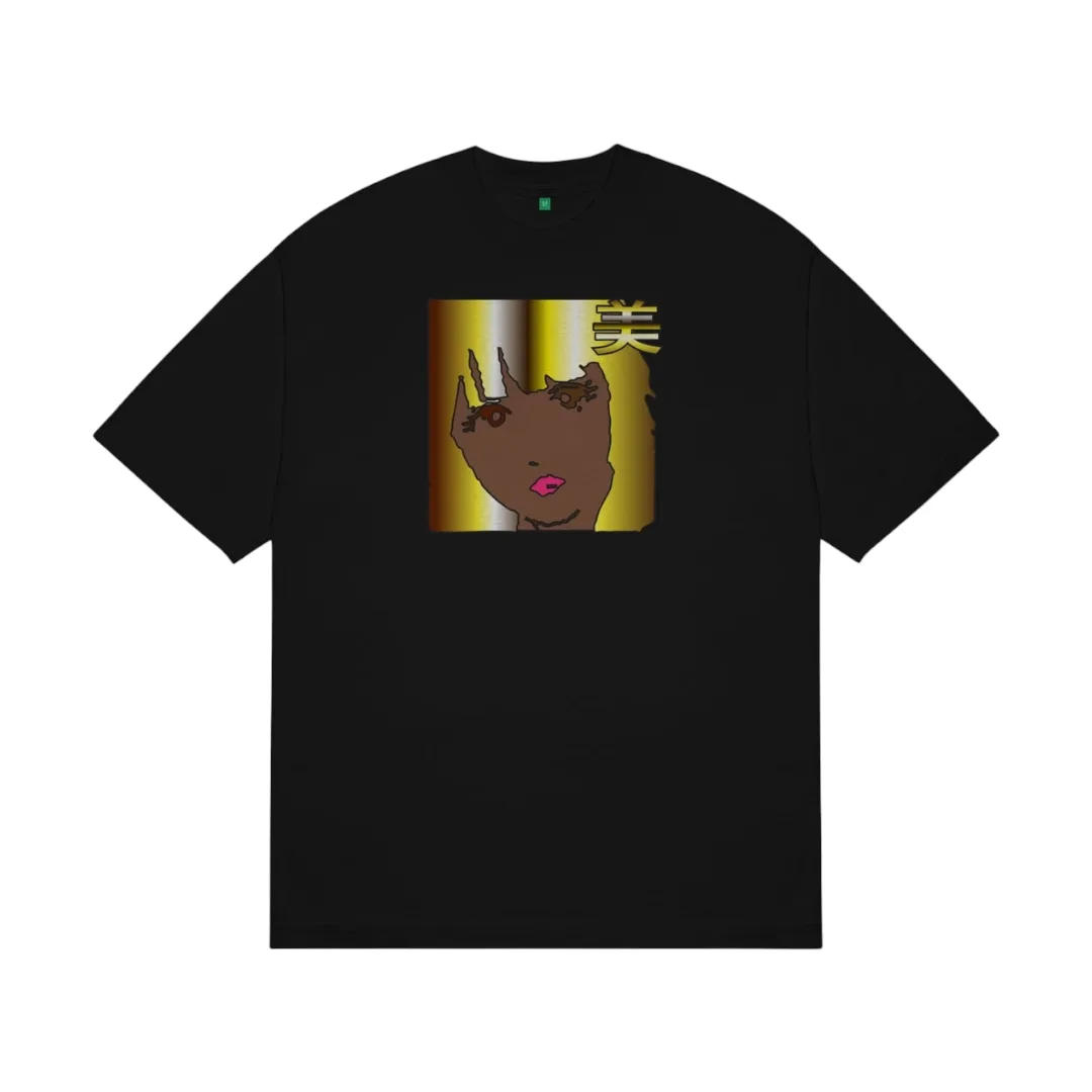 b.Eautiful x Sara Yukiko - b.e Girl T-Shirt (black) japan brand dover street market