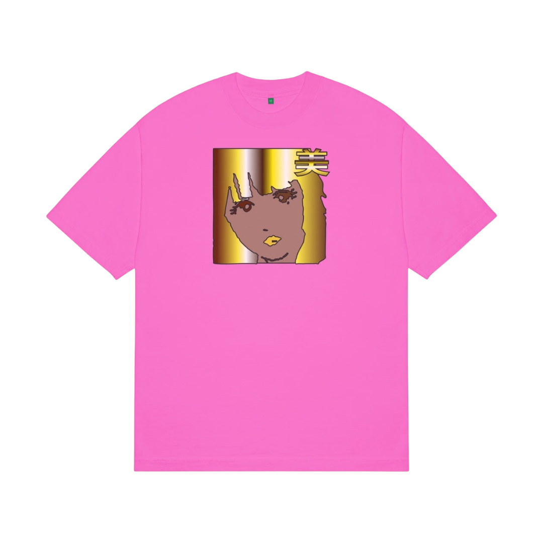 b.Eautiful x Sara Yukiko - b.e Girl T-Shirt (Neon Pink) japan brand dover street market