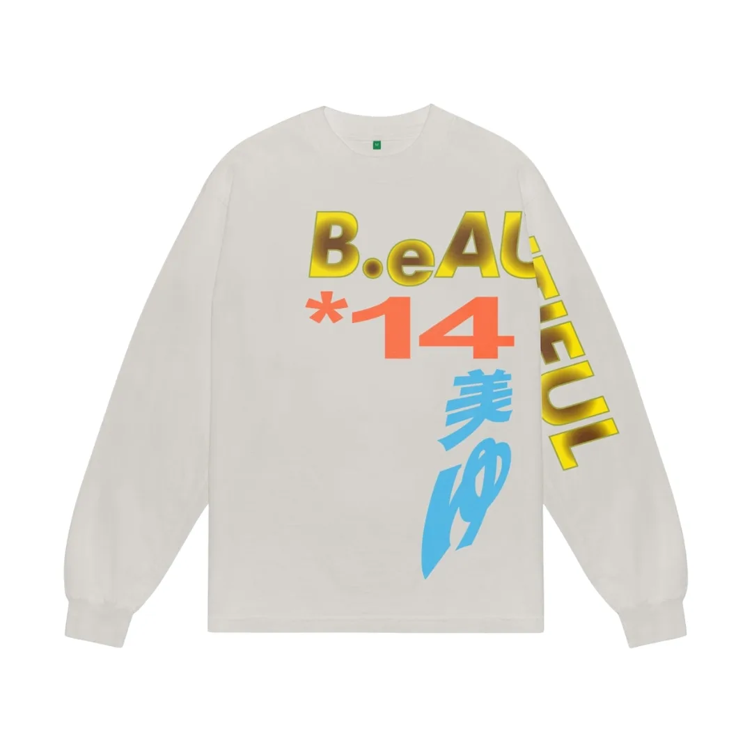 b.Eautiful - Rabbit LS Shirt (Cement) japan brand dover street