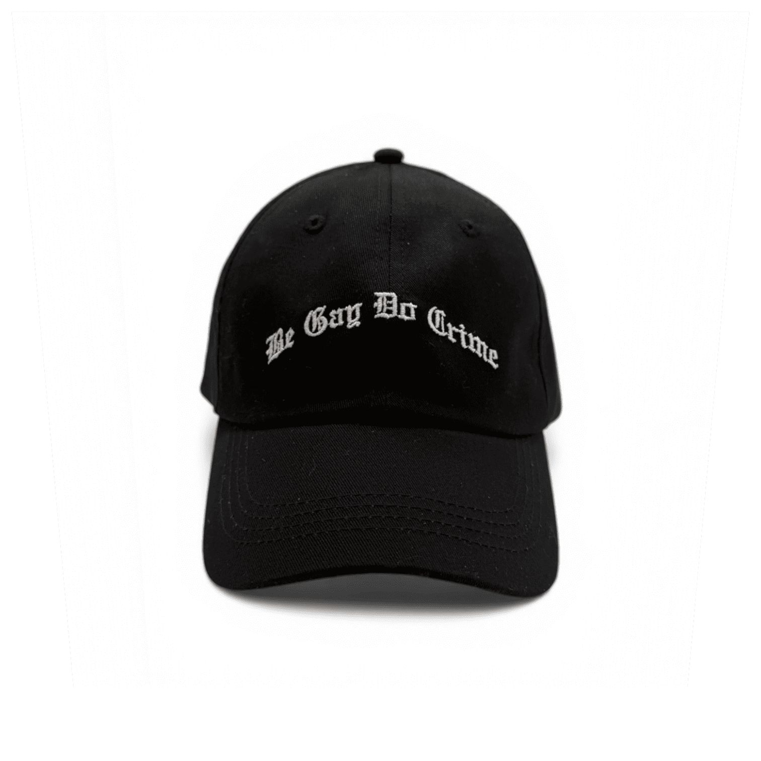 Dagger - Be Gay Do Crime Cap Black streetwear dover street market berlin underground