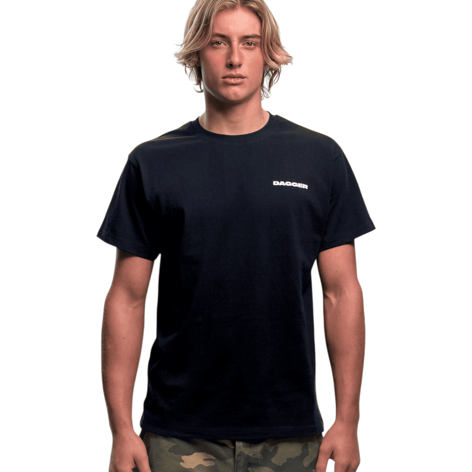 Dagger - Core T-shirt Black streetwear dover street market berlin underground boxy cropped fit