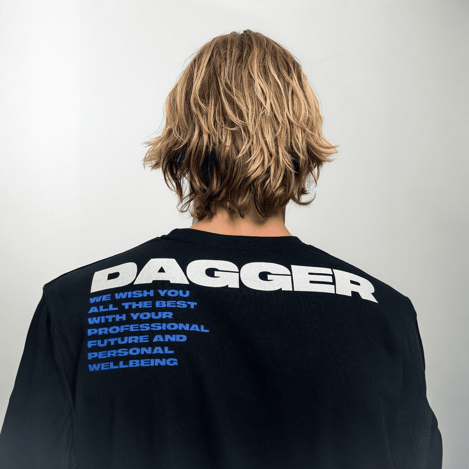 Dagger - Core T-shirt Black streetwear dover street market berlin underground boxy cropped fit