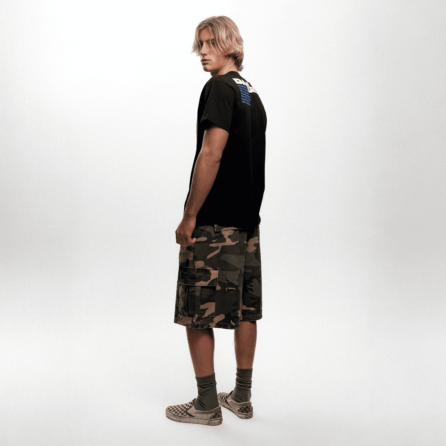 Dagger - Core T-shirt Black streetwear dover street market berlin underground boxy cropped fit