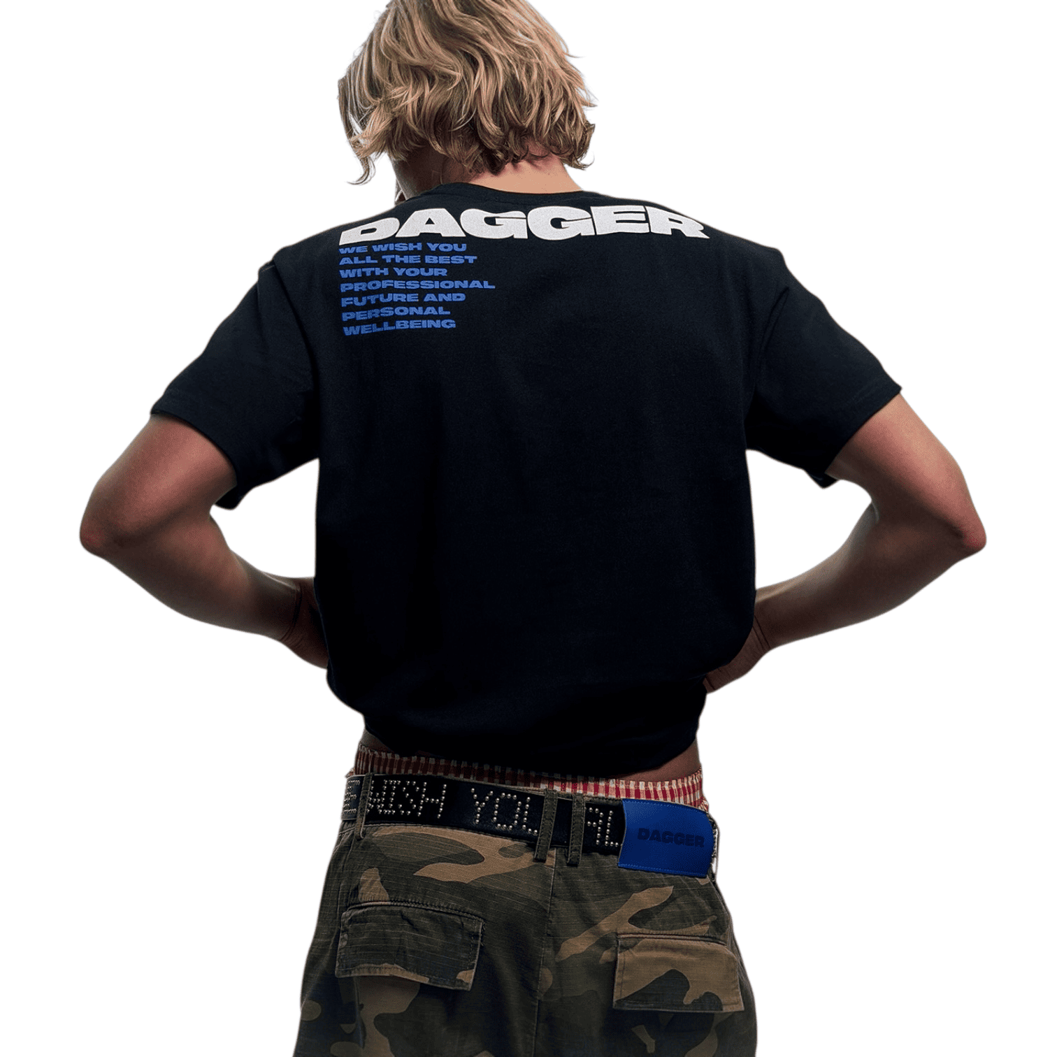 Dagger - Core T-shirt Black streetwear dover street market berlin underground boxy cropped fit