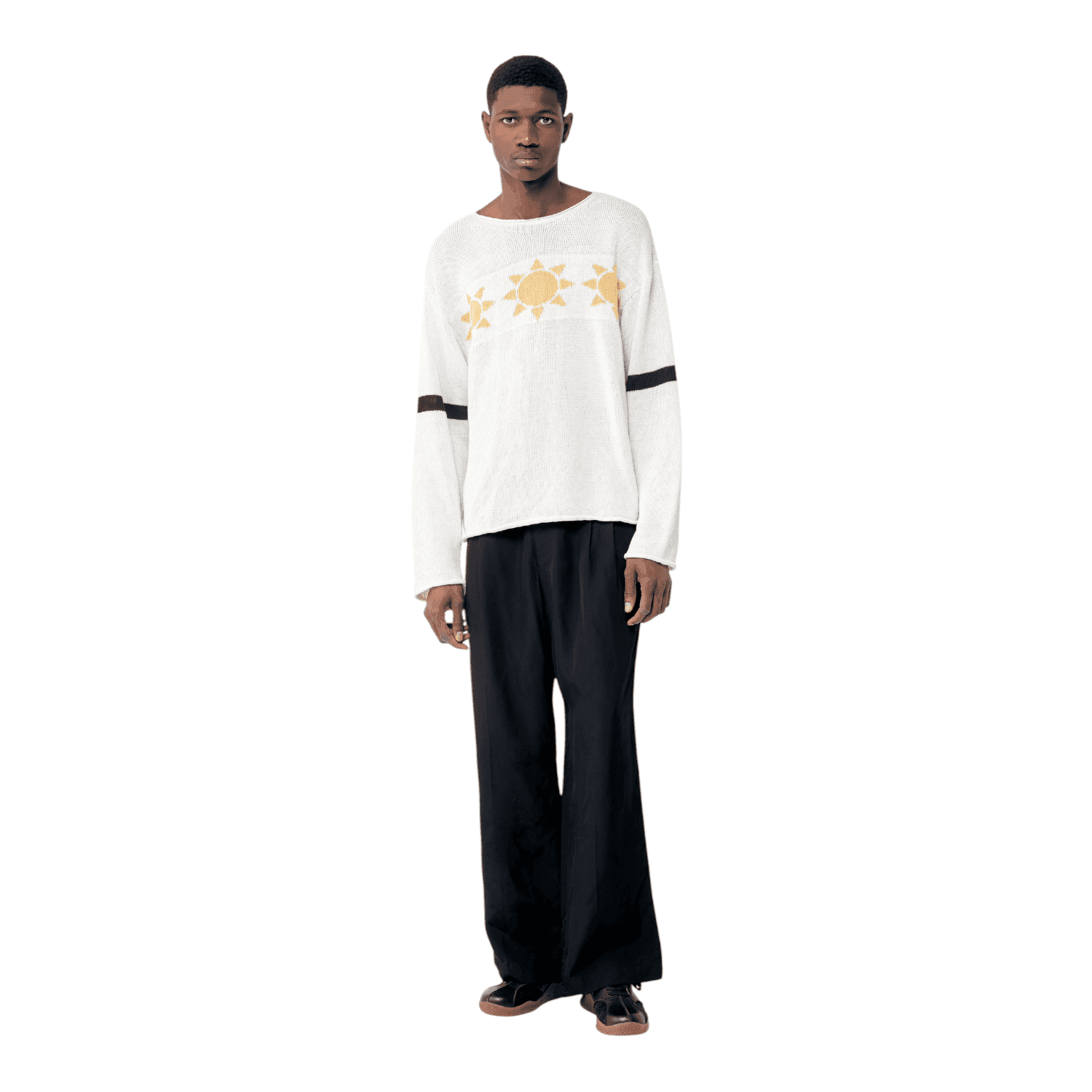 Rold Skov - Humphrey Pants Black minimal fashion baggy relaxed flare