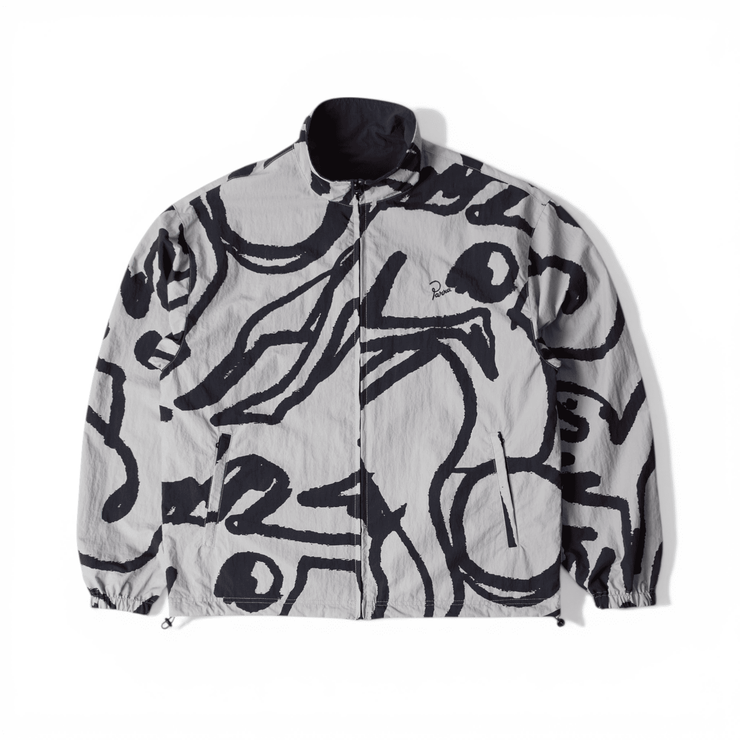 By Parra - Freak scene reversible track top Grey