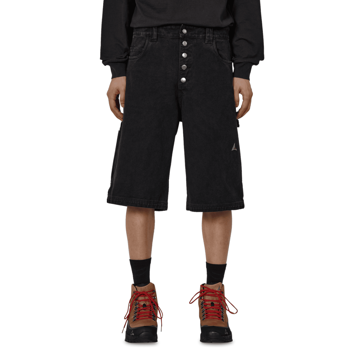 ROA Hiking - Ash Canvas Shorts Black