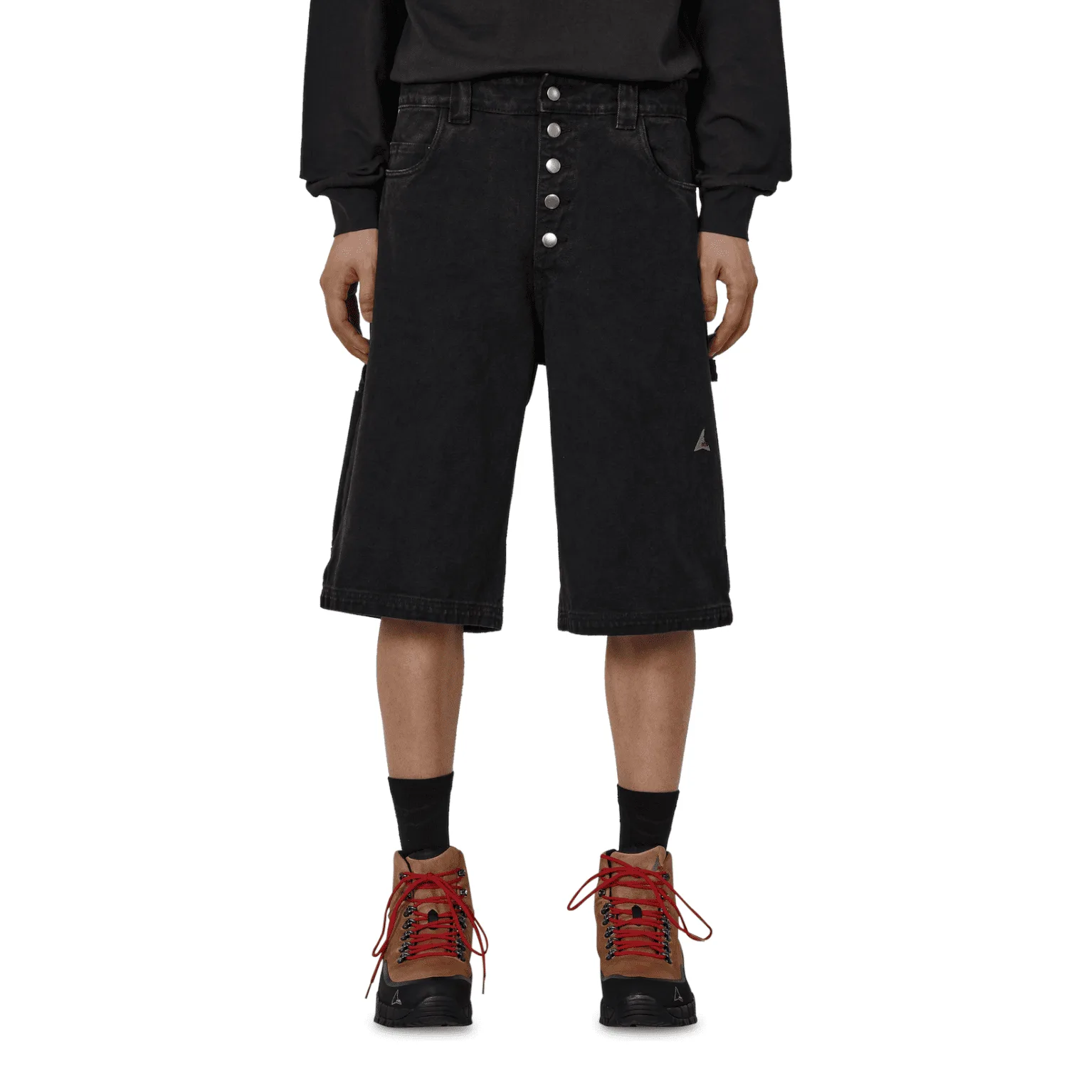 ROA Hiking - Ash Canvas Shorts Black