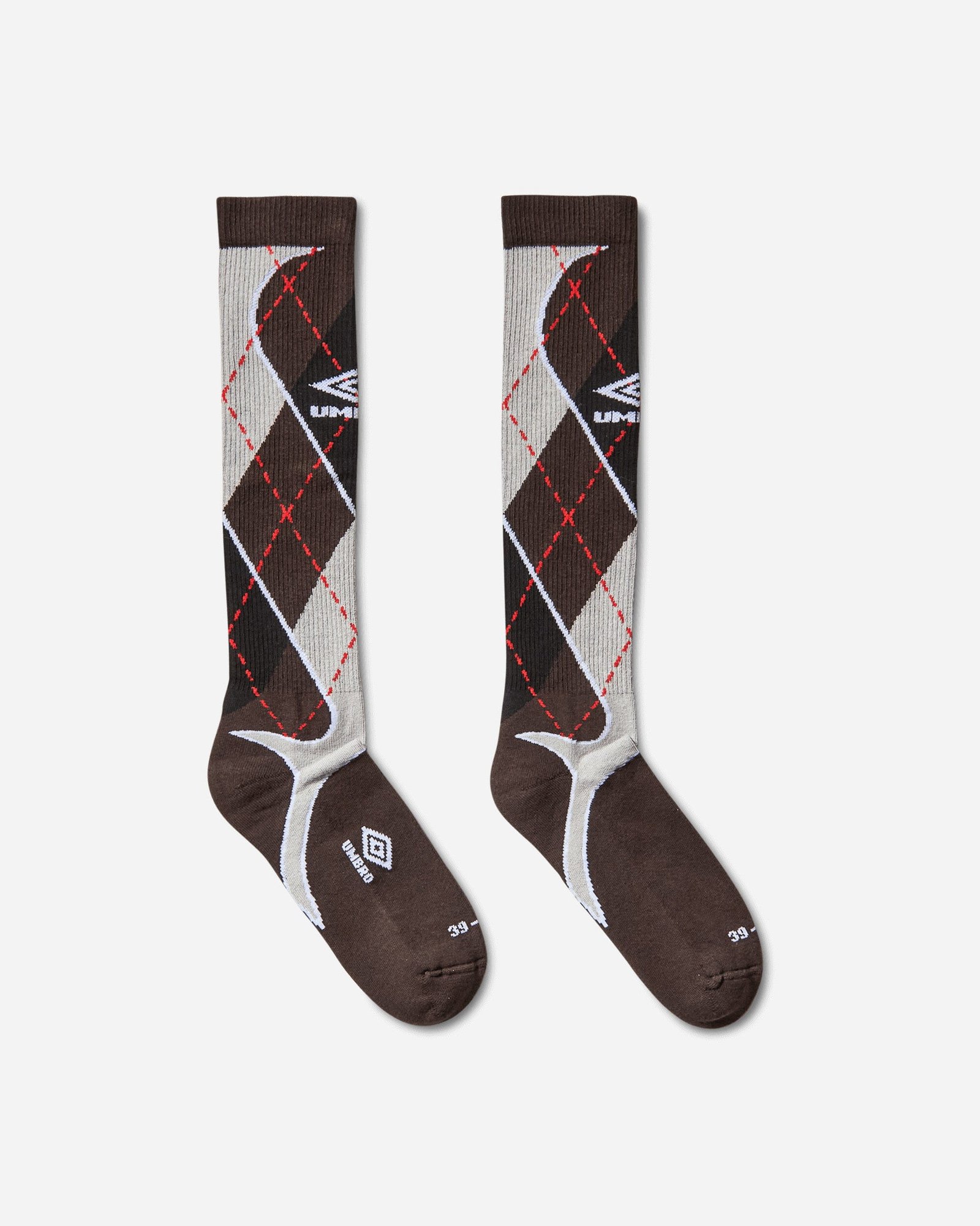 Slam Jam X Umbro - Sport Argyle Socks Black / Dark Gray