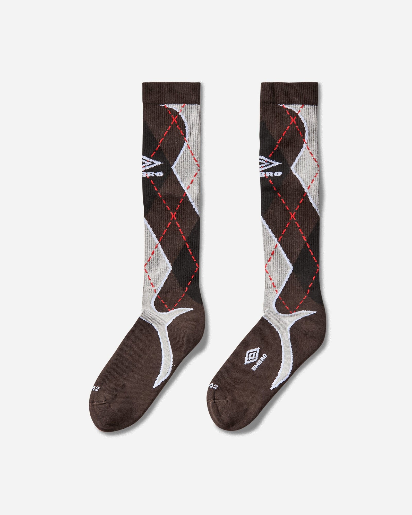 Slam Jam X Umbro - Sport Argyle Socks Black / Dark Gray