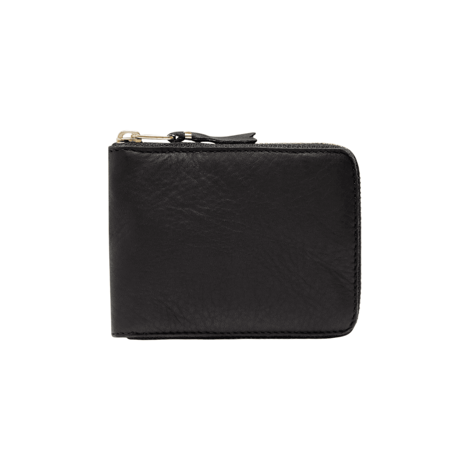 CDG comme des garcons garçons wallet - Washed Full Zip Around Wallet Black (7100WW) leather