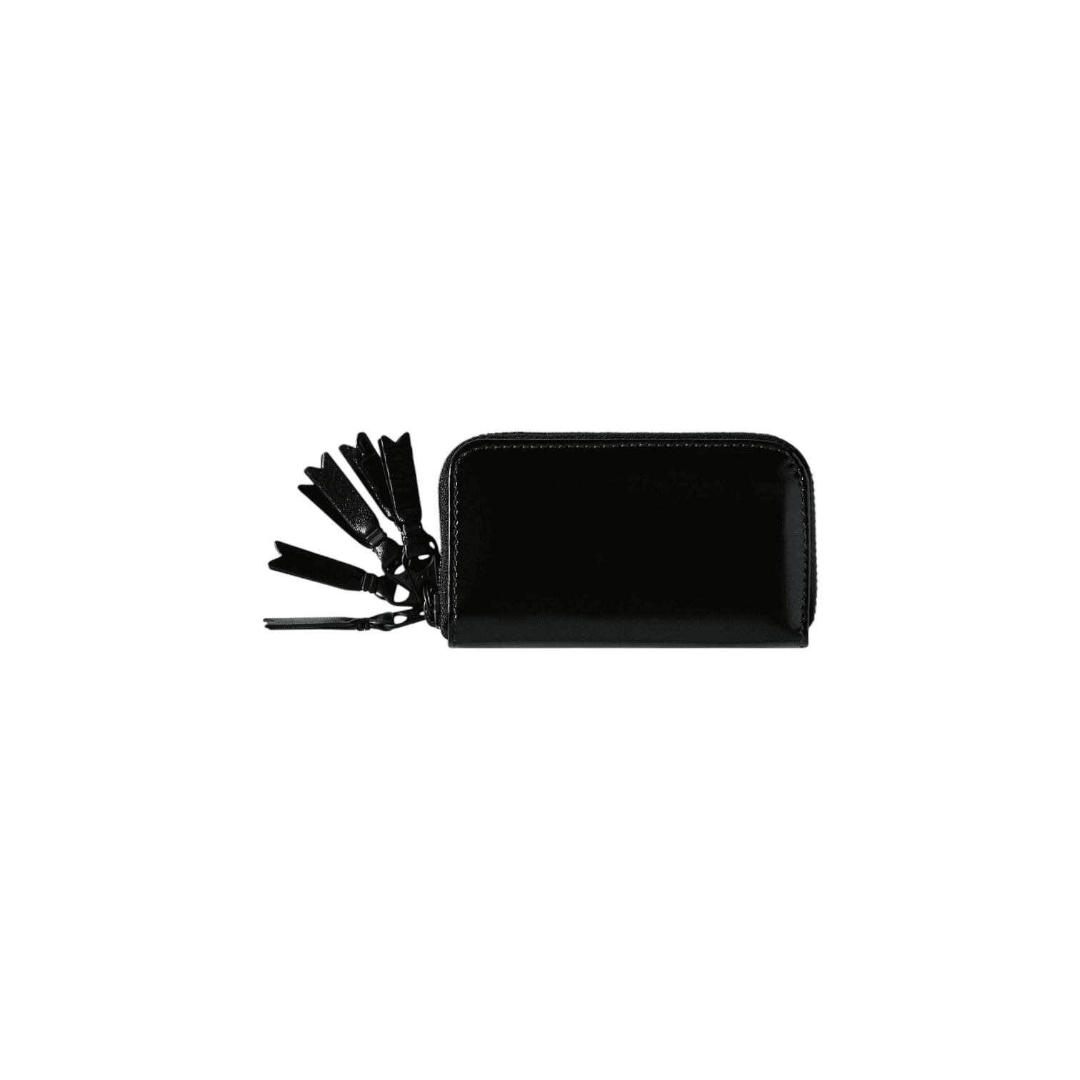 CDG comme des garcons garçons wallet - Zipper Medley Zip Around Wallet Black (SA0410XZM) leather