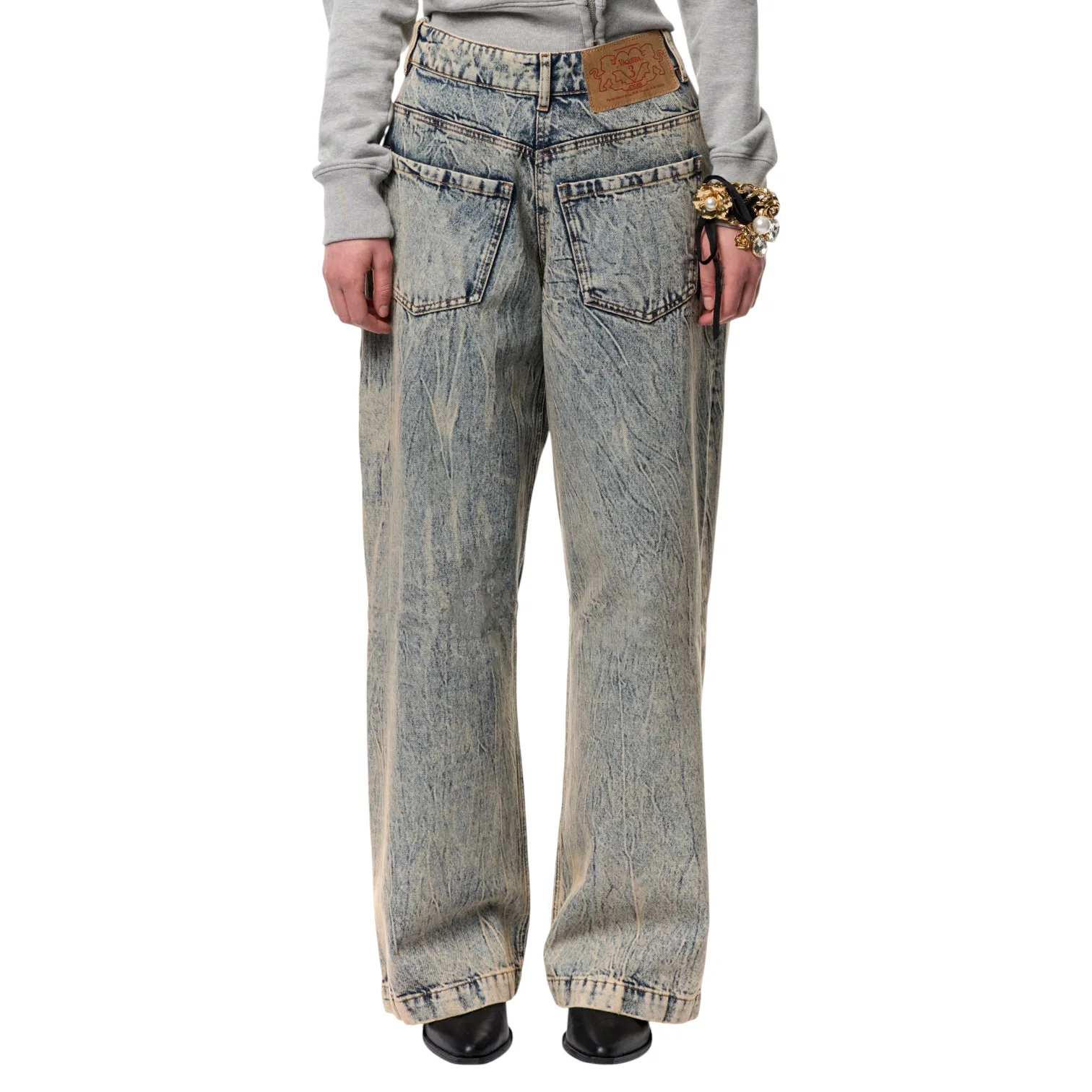 Vaquera - Women's Backwards Jeans vaquera nyc buy online europe dover street market brand