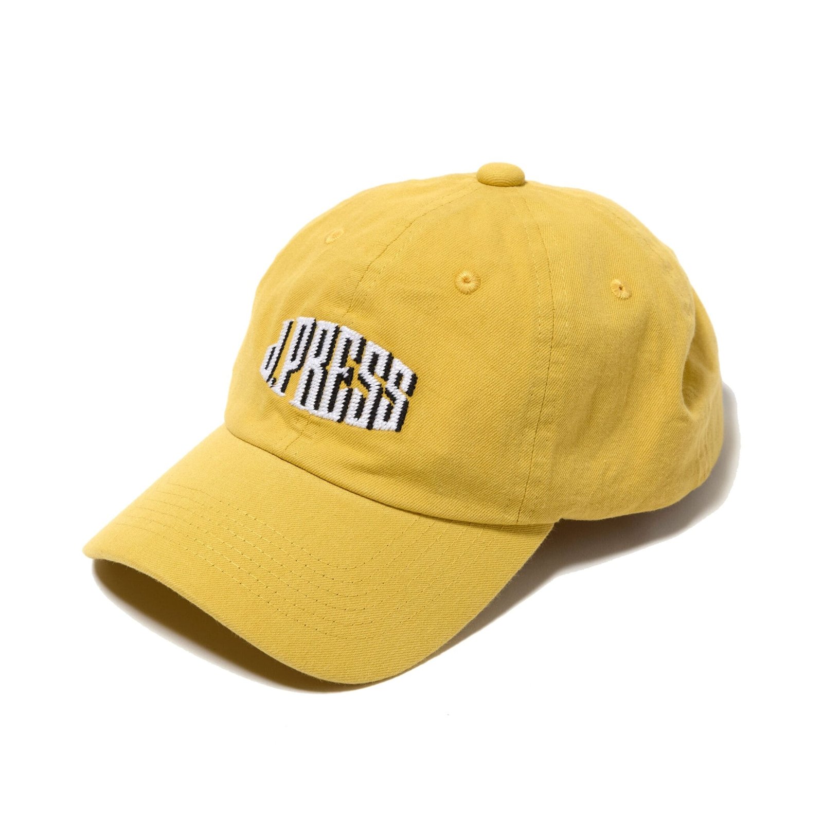 J.Press - Cotton Twill Logo Cap Yellow