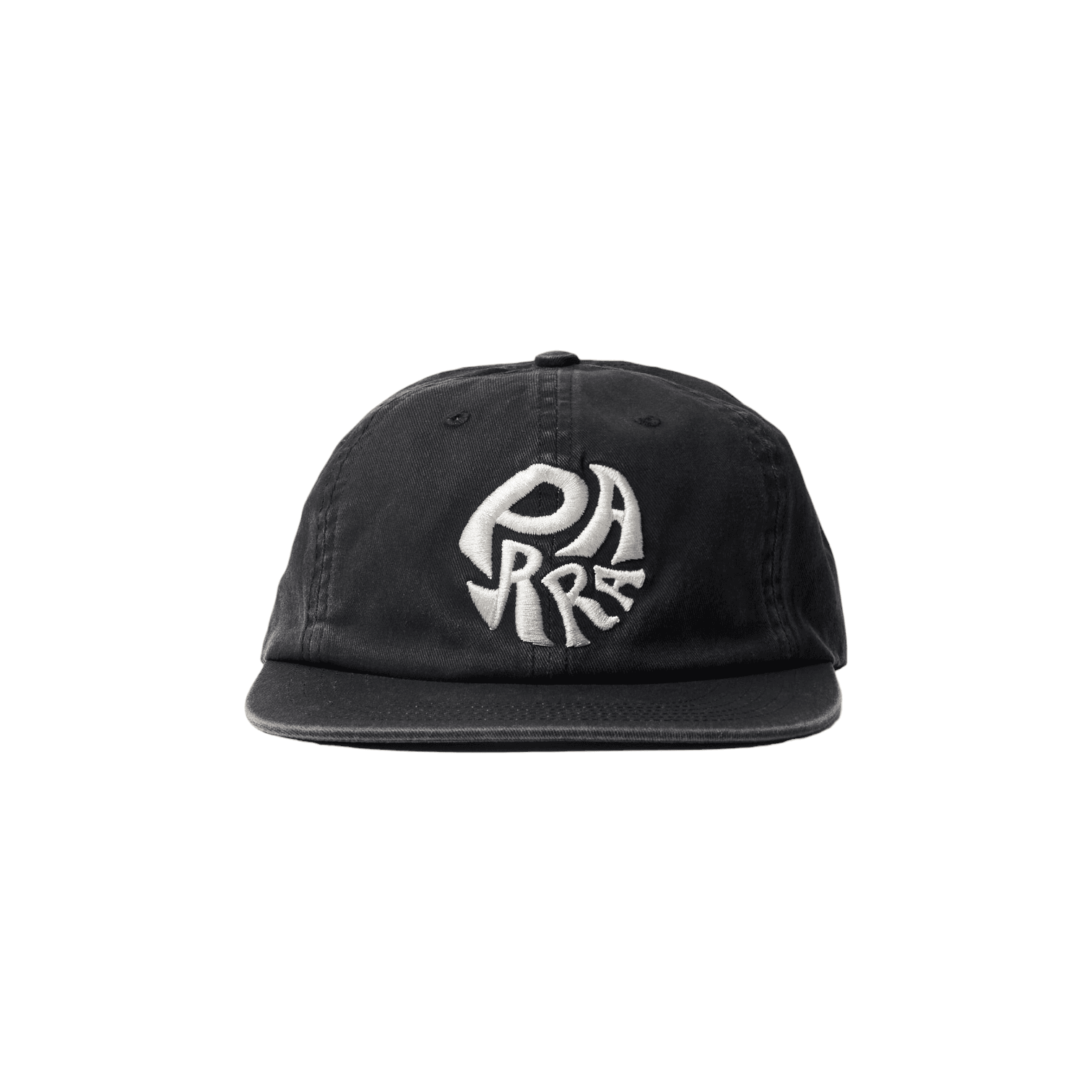 parra ByParra - 1976 logo 6 panel hat Black