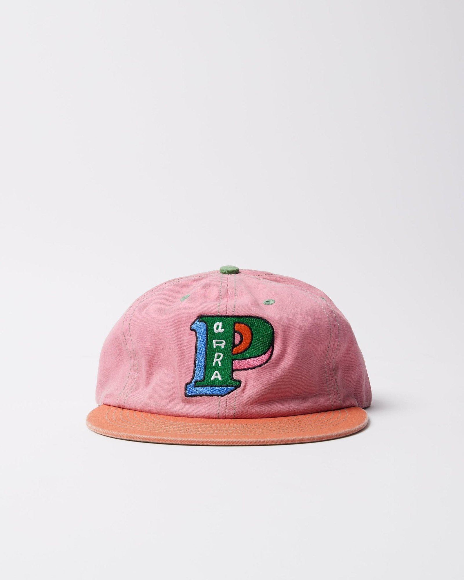 parra ByParra - Slanted P 6 panel hat Pink