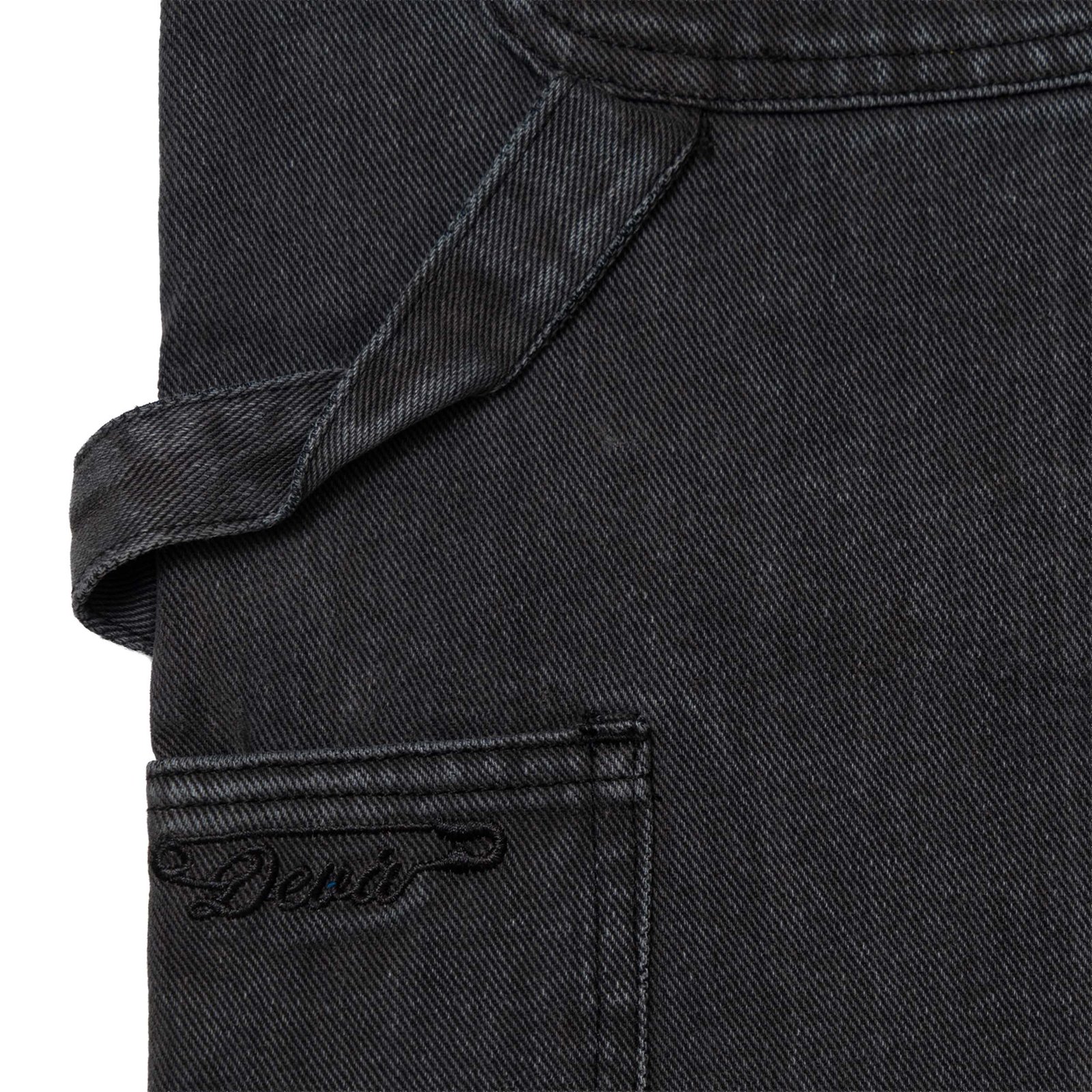 Devá States - Pins Carpenter Denim Pants Washed Black