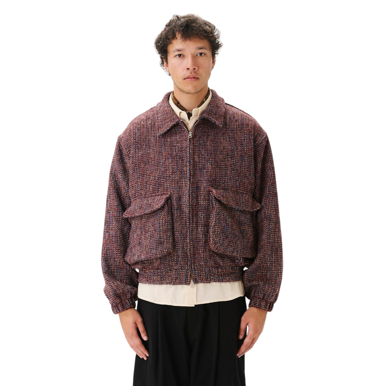 Estudio Niksen - Tweed Bomber Jacket
