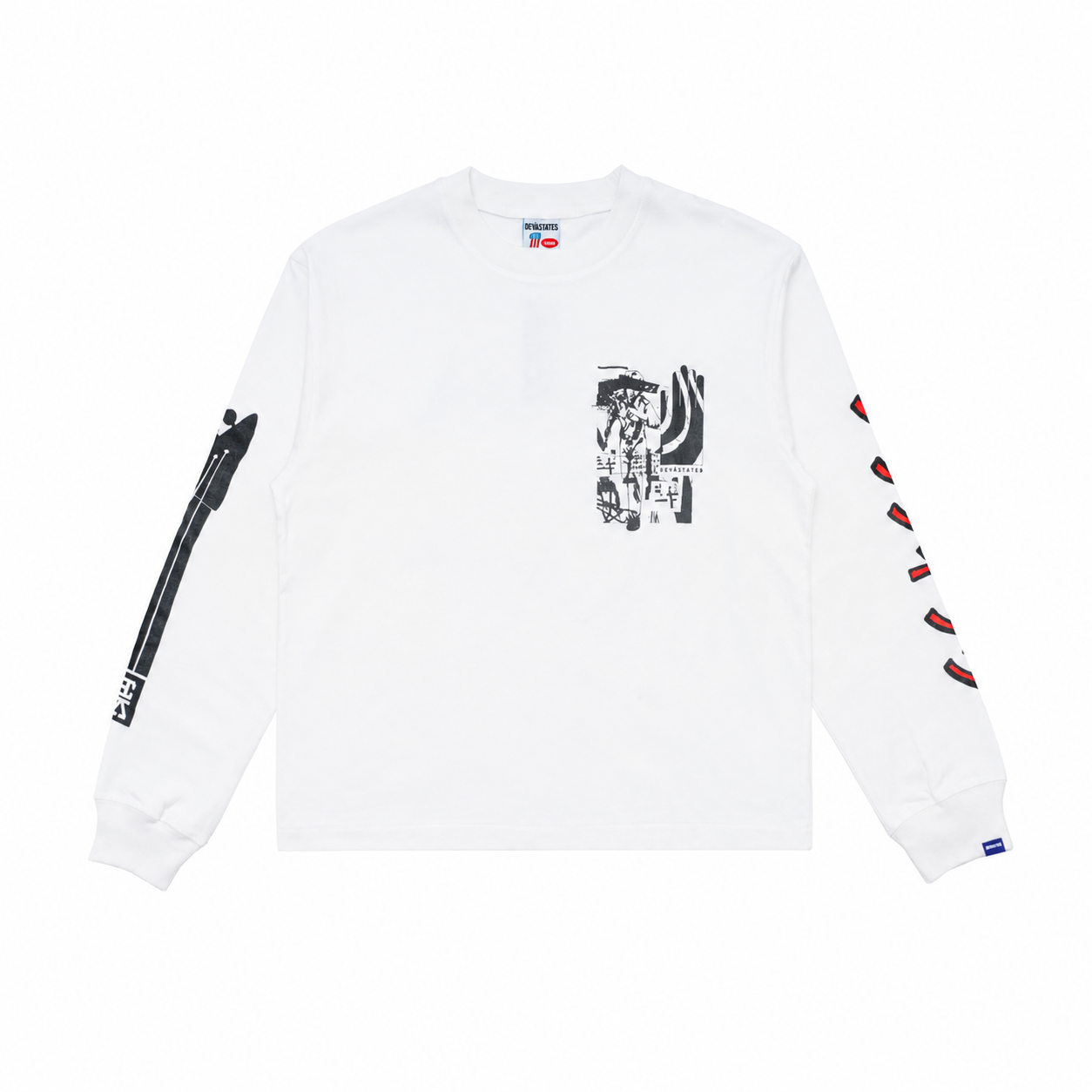 Devá States - Strings L/S T-Shirt White